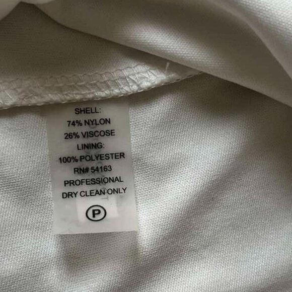 Tommy Hilfiger Lace Overlay Floral Dress in White  Size 4 - Picture 6 of 11